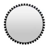 MIRROR BRAZIL ROUND METAL BLACK